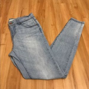 F21 Light Blue Skinny Jeans
